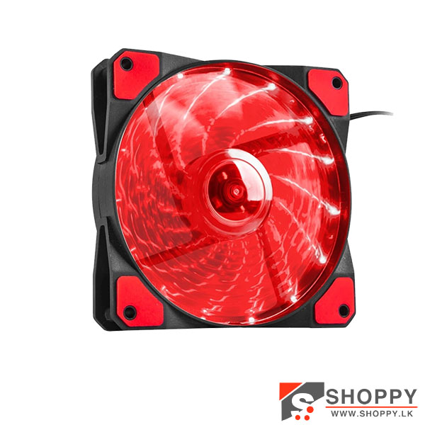 Cooling Fan Single Color - Red#shoppy.lk#