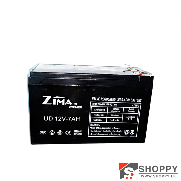 ZIMA UPS Battery 12V 7.2A#www.shoppy.lk#