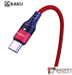 KAKU KSC-327 Auto Power Off Charging Data Cable - Type-C - Red#shoppy.lk#